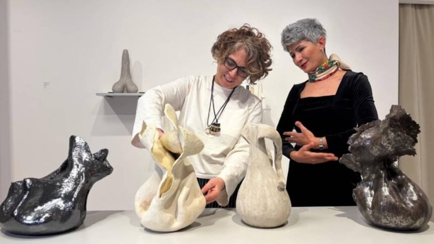 Ezidi kamplarında gönüllü psikolog olarak çalıştı, ağıdı seramiğe taşıdı